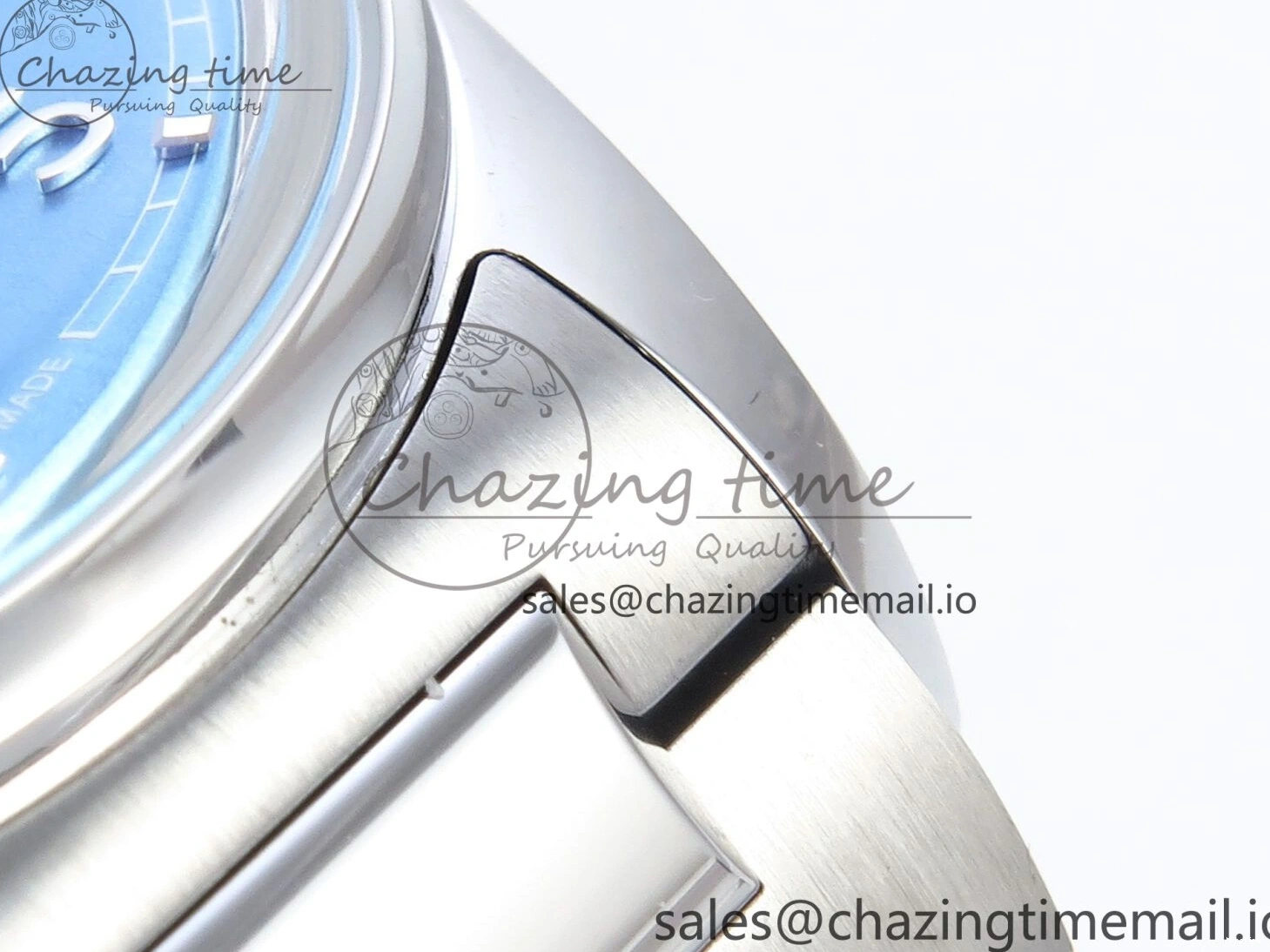 MIROTIME 0306 FashionForward Portugieser Auto IWC0562D APSF 1:1 Best Edition Light Blue Dial on SS Bracelet A 6994